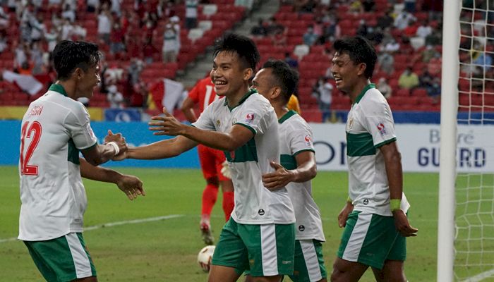 Indonesia Ditahan Imbang Singapura di Leg 1 Semifinal Piala AFF 2020 